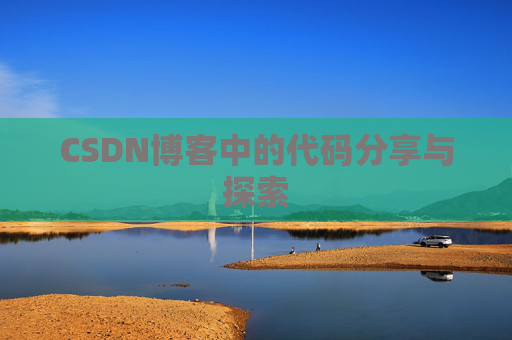 CSDN博客中的代码分享与探索 CSDN博客中的代码分享与探索